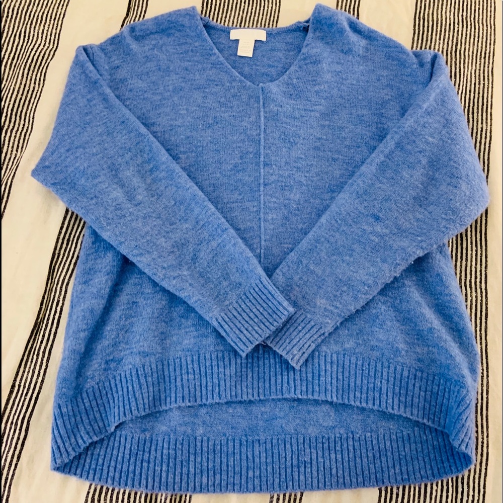 super comfy blue sweater
